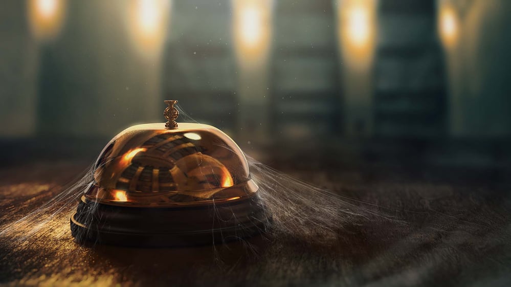 Hotel Bell with Cobwebs