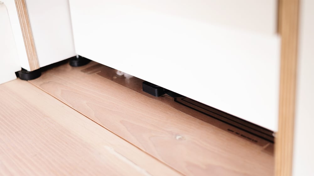 LAIIER Printed Sensor concealed below dishwasher
