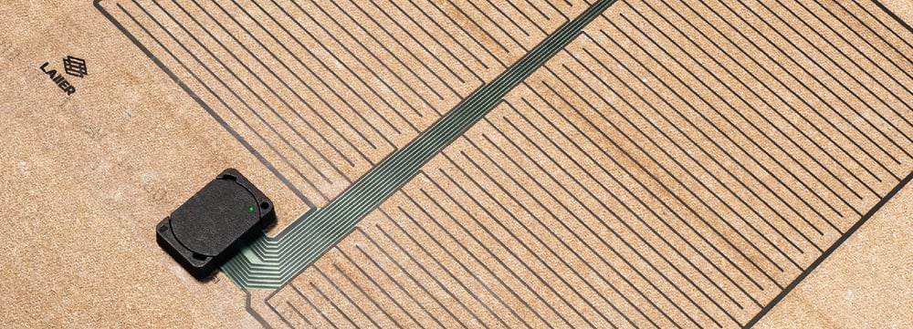 LAIIER's Severn sensor on a ceiling tile