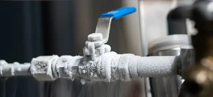 Frozen pipe